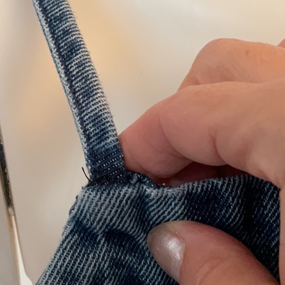 Frank And Oak Denim Mini Dress - Picture 6 of 8